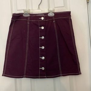 Womens purple skirt